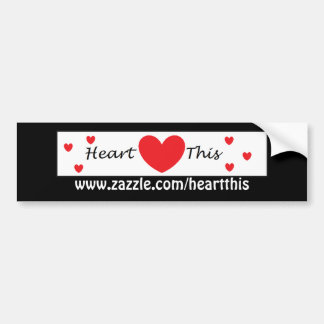 Heart This Fan Bumpersticker Bumper Sticker
