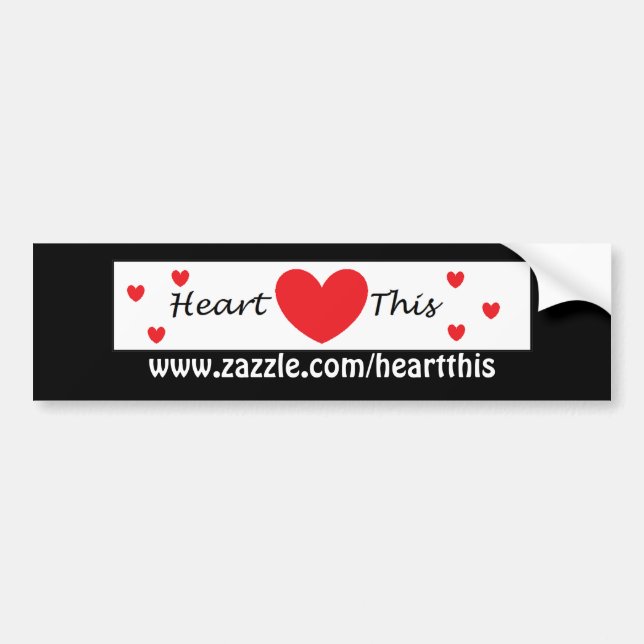 Heart This Fan Bumpersticker Bumper Sticker (Front)