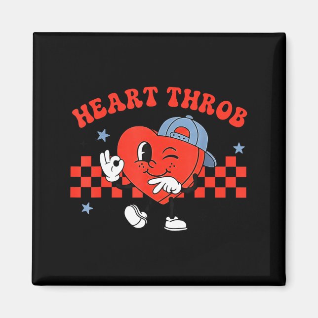 Heart Throb 67 Valentines Day Six Seven Meme Boys  Magnet (Front)