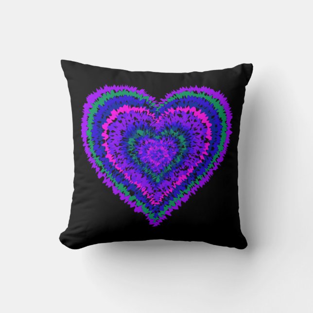 Heart  throw pillow (Front)