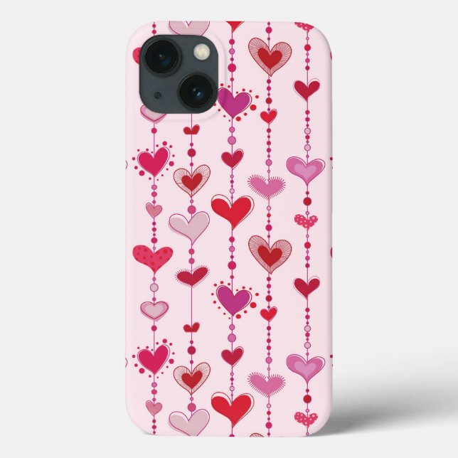 Heart Tiles Case-Mate iPhone Case (Back)