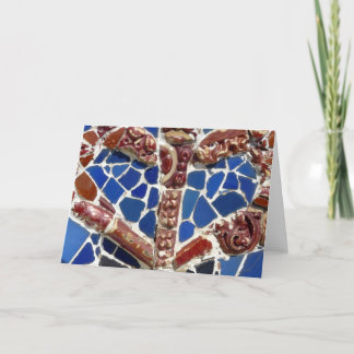 Heart Tiles from Barcelona Card