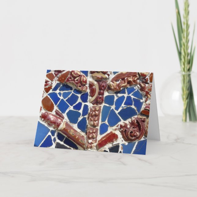 Heart Tiles from Barcelona Card (Front)