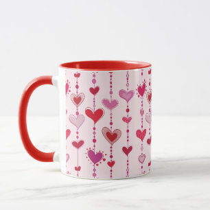 Heart Tiles Mug