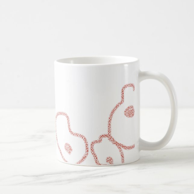 “HEART TO HEART” COFFEE MUG (Right)