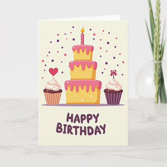 Heart Topped Treat Card (Front)