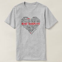Heart Transplant Survivor Words Customisable 