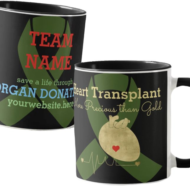 Heart Transplant Team Customisable Coffee Mug (Creator Uploaded)