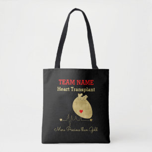 Heart Transplant Team Customisable Tote Bag
