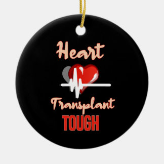 Heart Transplant Tough Ceramic Tree Decoration