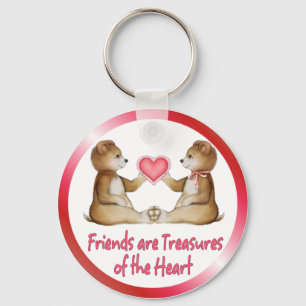 Heart Treasures Key Ring