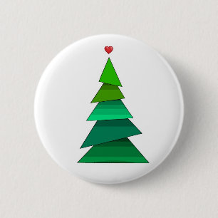 Heart Tree 6 Cm Round Badge