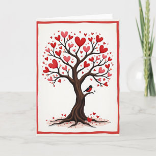 Heart Tree Birthday Card