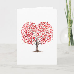 Heart Tree Blank Note Card