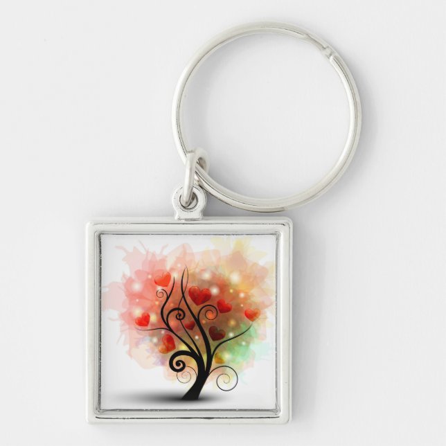 Heart Tree Keychain (Front)