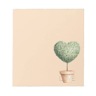 Heart Tree Love Notepad