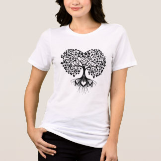 Heart Tree Mum T-Shirt – Mother’s Day Gift Tri-Blend Shirt