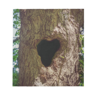 Heart Tree Notepad