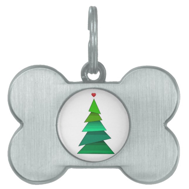 Heart Tree Pet Tag (Front)