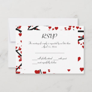 Heart Tree RSVP Card