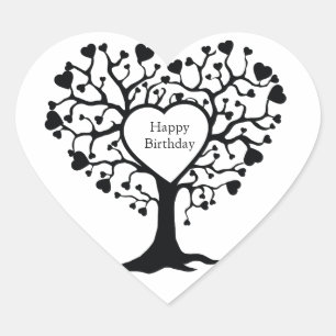 Heart Tree Sticker