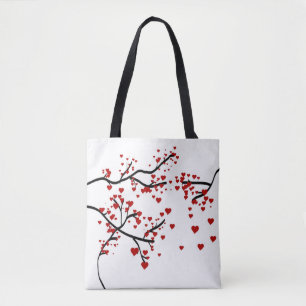 Heart Tree Tote Bag