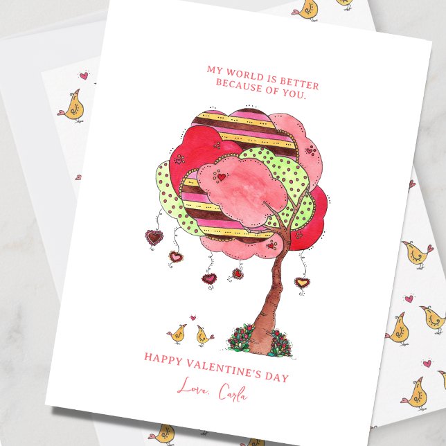 Heart Tree Valentine Holiday Card (Creator Uploaded)