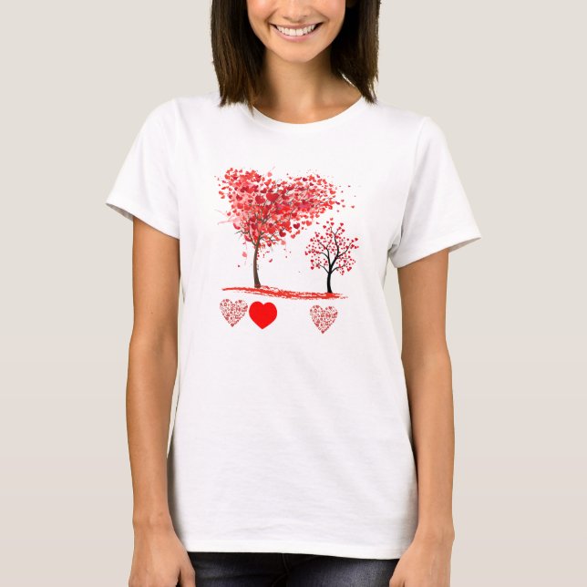 Heart Trees T-Shirt (Front)