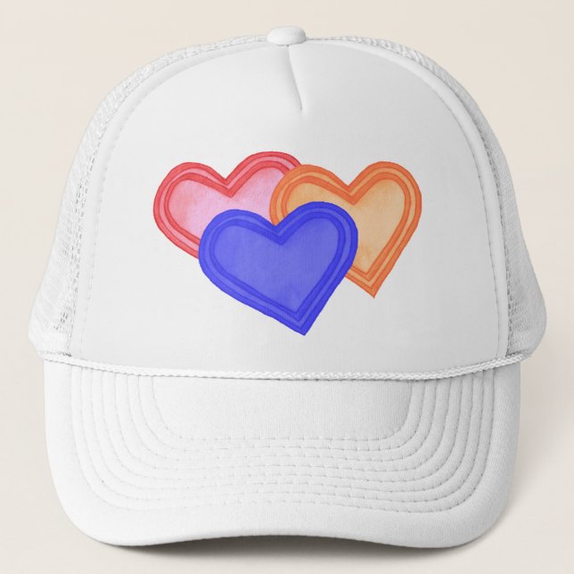 Heart Trio Hat (Front)