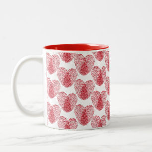 Heart Two-Tone Coffee Mug