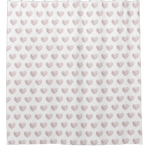 Heart Valentine Heart Delicate Love Shower Curtain