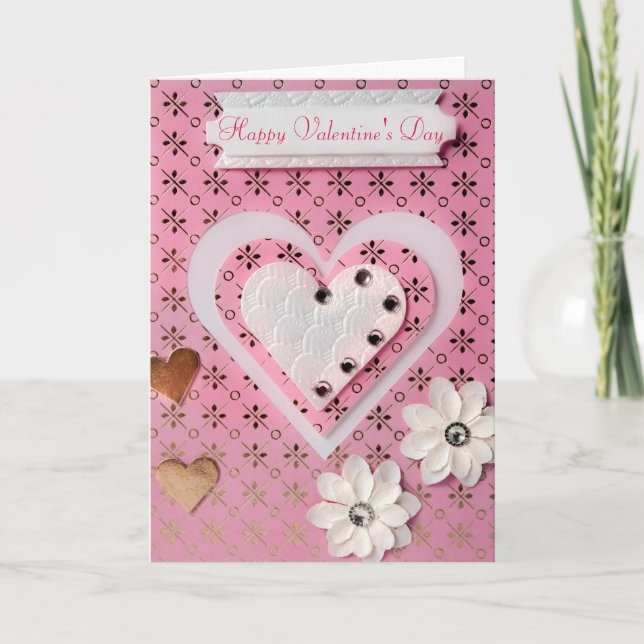 Heart Valentine's Day Card (Front)