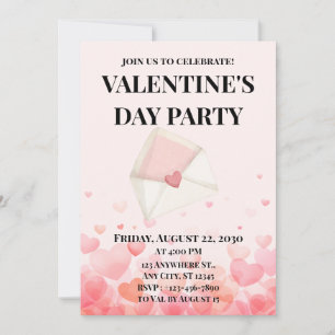 Heart Valentine's Day Invitation