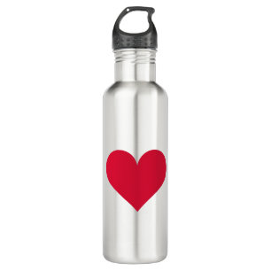 Heart Valentines Day Love Heart  710 Ml Water Bottle
