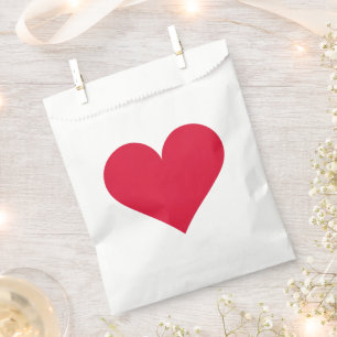 Heart Valentines Day Love Heart  Favour Bags