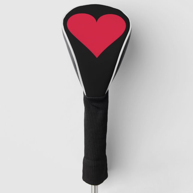 Heart Valentines Day Love Heart  Golf Head Cover (Front)