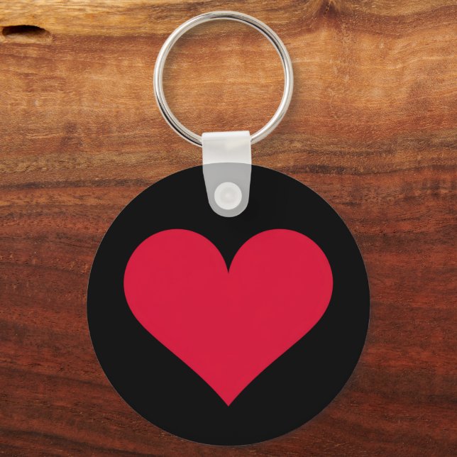 Heart Valentines Day Love Heart  Key Ring (Front)