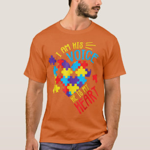 Heart Voice Puzzle Autistic Awareness Costume For  T-Shirt
