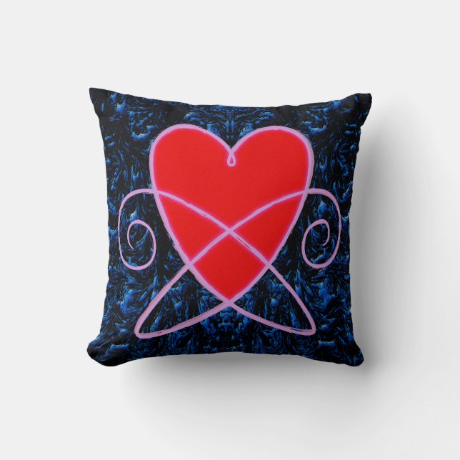 Heart Vortex Cushion (Front)