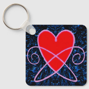 Heart Vortex Key Ring