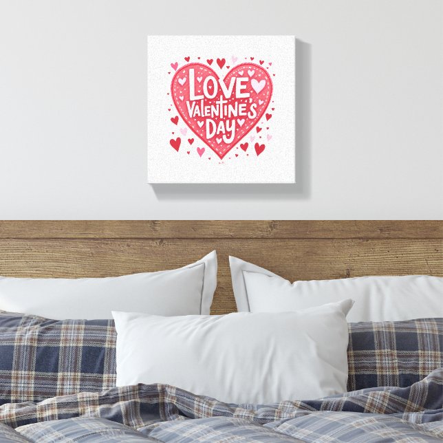 Heart wall art (Insitu(Bedroom))