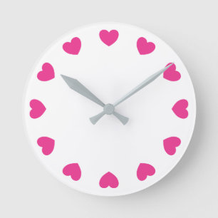 Heart wall clock