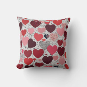Heart warm cushion