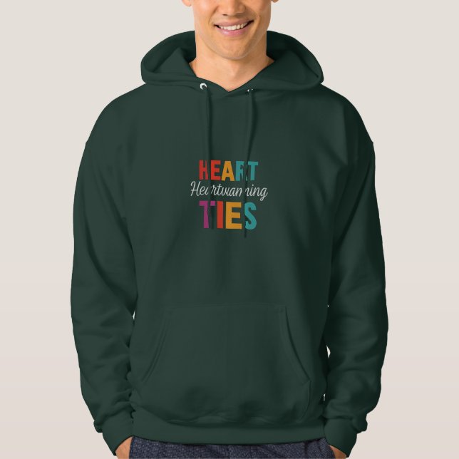 HEART WARMING TIED HOODIE (Front)