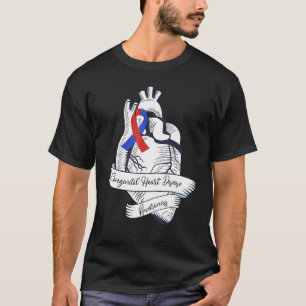 Heart Warrior CHD Awareness Congenital Heart Disea T-Shirt