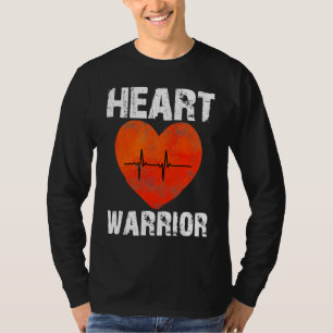 Heart Warrior CHD Awareness Present Congenital Hea T-Shirt