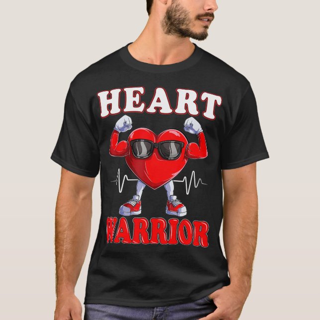 Heart Warrior CHD Awareness T-Shirt (Front)