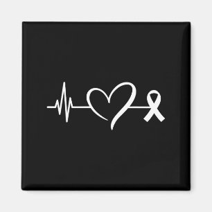 Heart Warrior Heartbeat American Heart Disease Awa Magnet