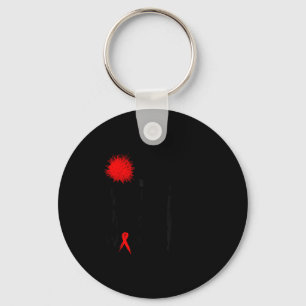 Heart Warrior Red Heart Disease Shirts For Women  Key Ring