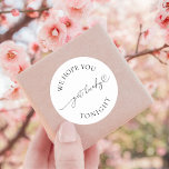 Heart We Hope You Get Lucky Wedding Lottery Favour Classic Round Sticker<br><div class="desc">These elegant lottery favour stickers would make a wonderful addition to your wedding supplies! Easily edit the text by clicking on the "personalise" option.</div>